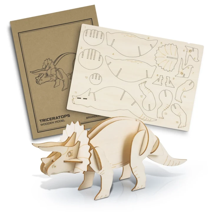 BRANDCRAFT Triceratops Wooden Model - image 2