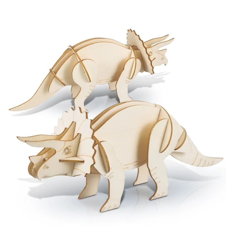 BRANDCRAFT Triceratops Wooden Model - image 3