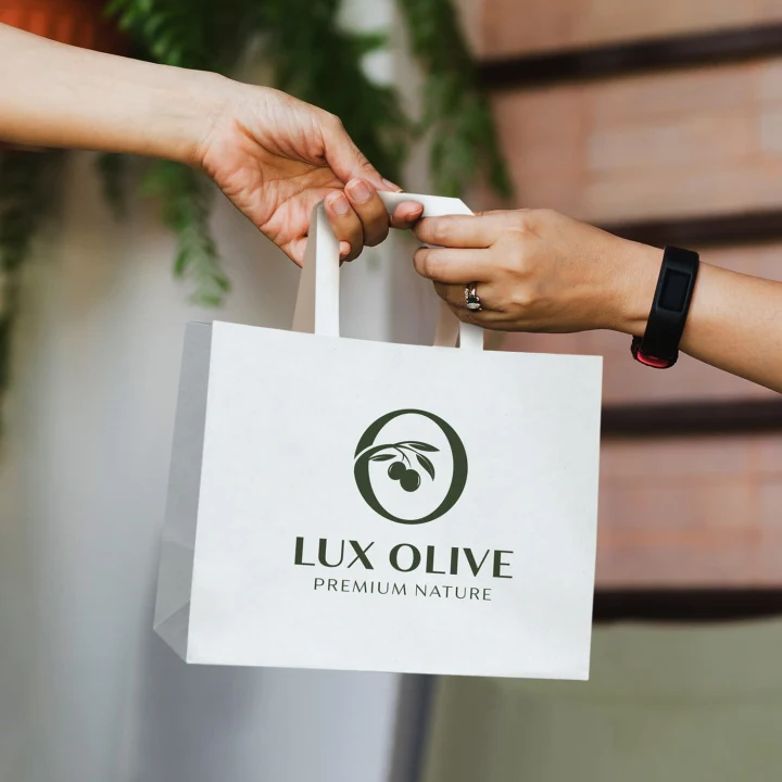 Medium Flat Handle Paper Bag Landscape - image 7