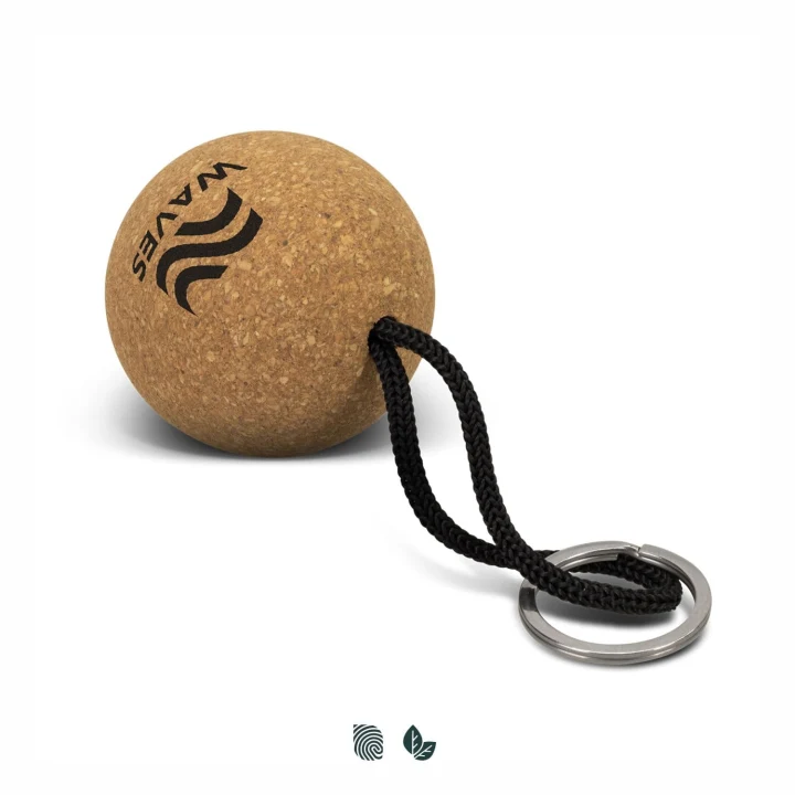 Cork Floating Key Ring - Round - image 1