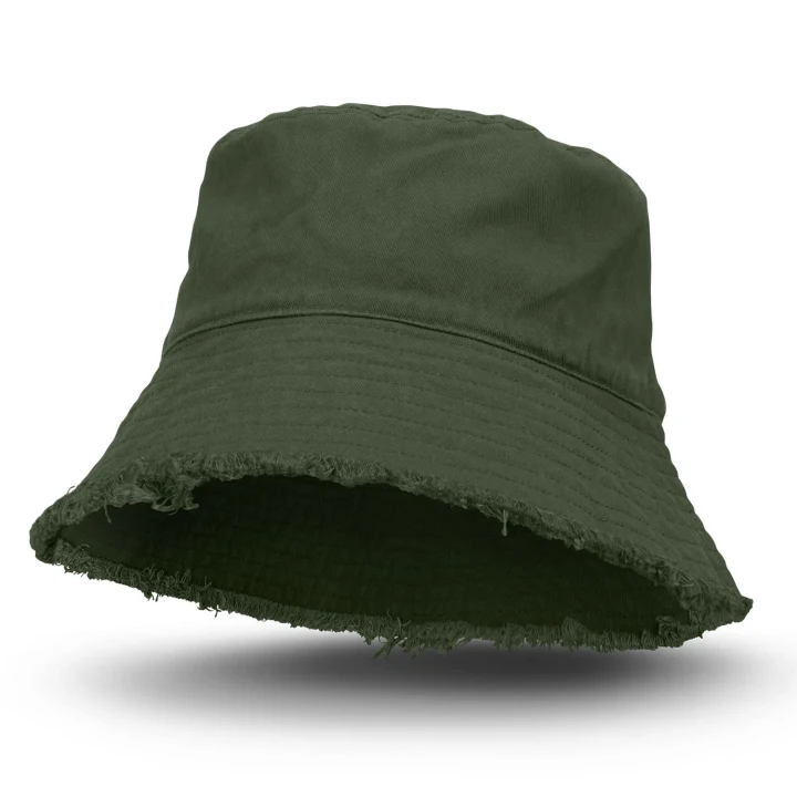 Raw Edge Bucket Hat - image 3