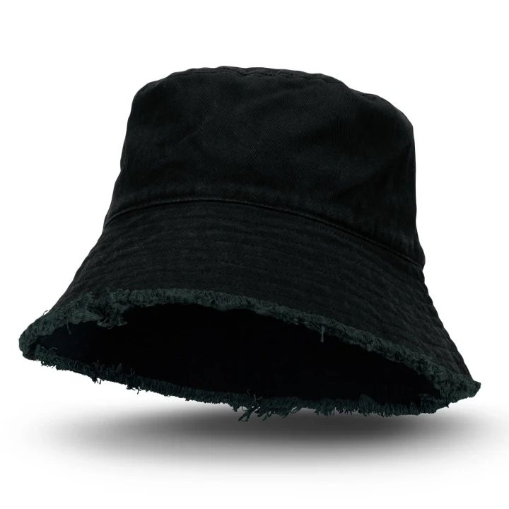Raw Edge Bucket Hat - image 5