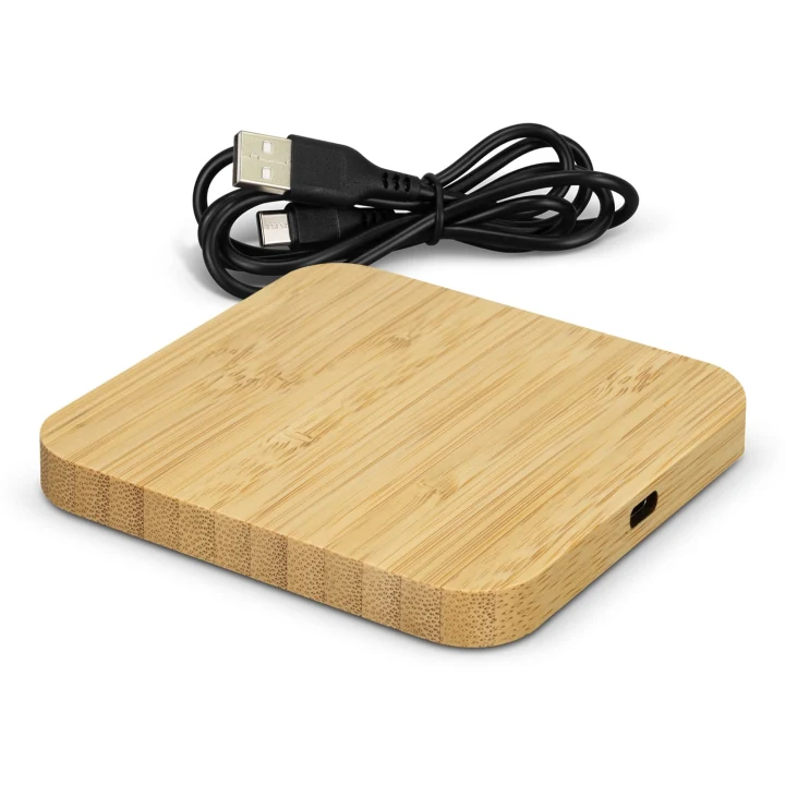 NATURA Bamboo Wireless Fast Charging Hub - image 3