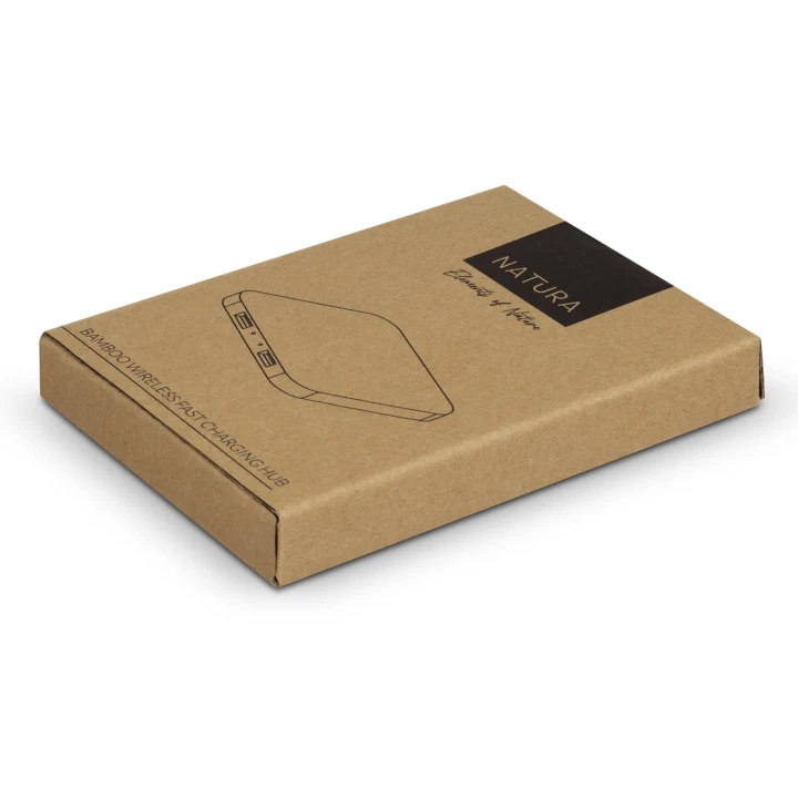 NATURA Bamboo Wireless Fast Charging Hub - image 8