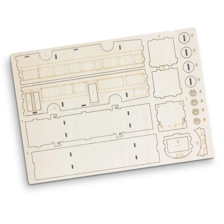 BRANDCRAFT Bus Wooden Model - image 4