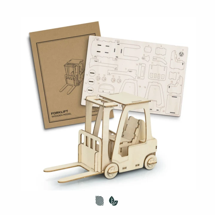 BRANDCRAFT Forklift Wooden Model - image 1