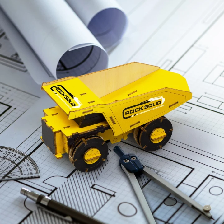 BRANDCRAFT Mining Truck Wooden Model - image 8