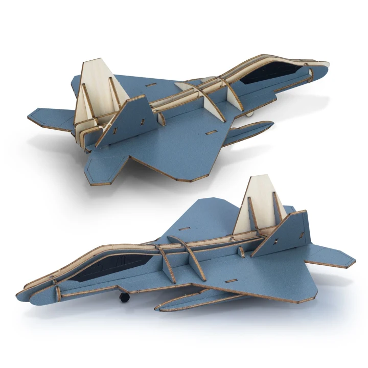 BRANDCRAFT Jet Fighter Wooden Model - image 7