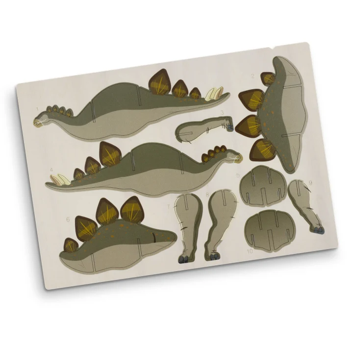 BRANDCRAFT Stegosaurus Wooden Model - image 6