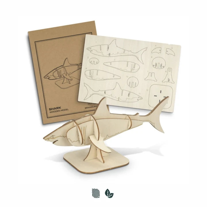BRANDCRAFT Shark Wooden Model - image 1