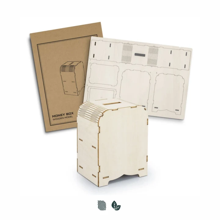 BRANDCRAFT Money Box Wooden Model - image 1