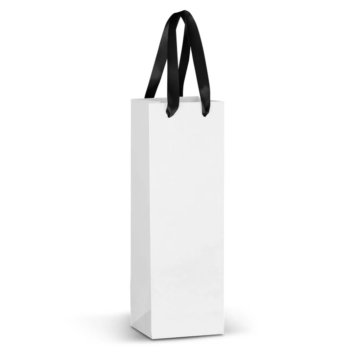 Champagne Ribbon Handle Paper Bag - Full Colour - image 2