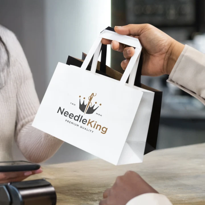 Small Flat Handle Paper Bag Landscape - image 7