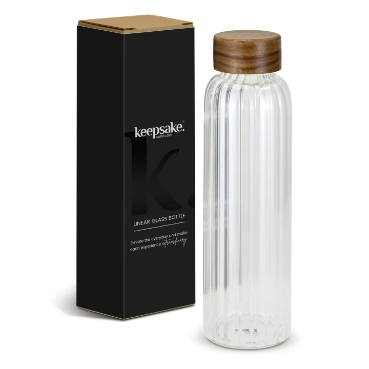 Keepsake Linear Glass Drink Bottle - image 2