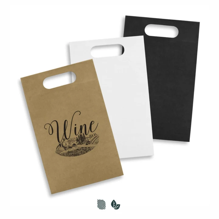 Die Cut Paper Wine Bag - image 1
