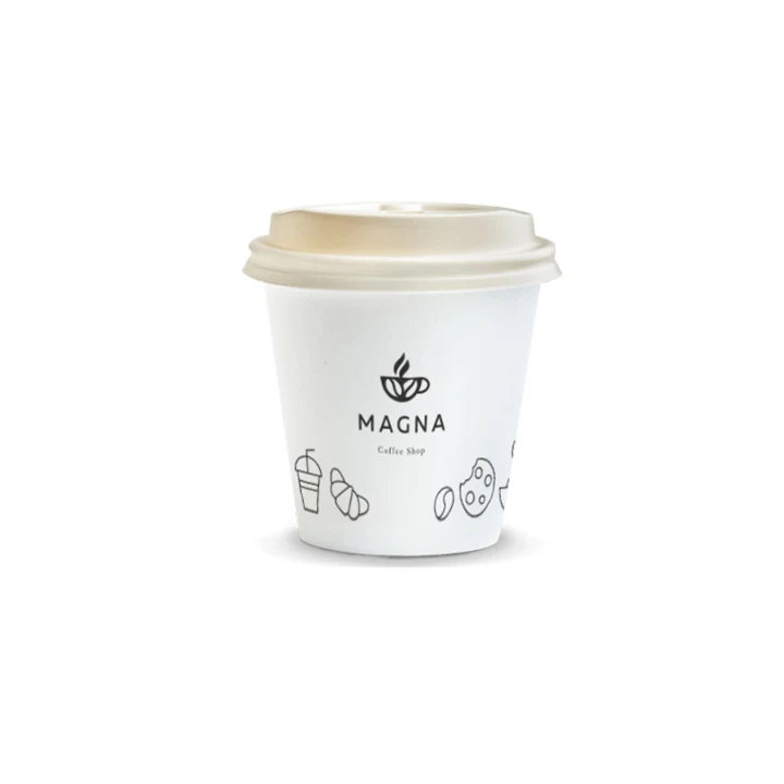 Compostable Paper Coffee Cup - 180ml - image 2