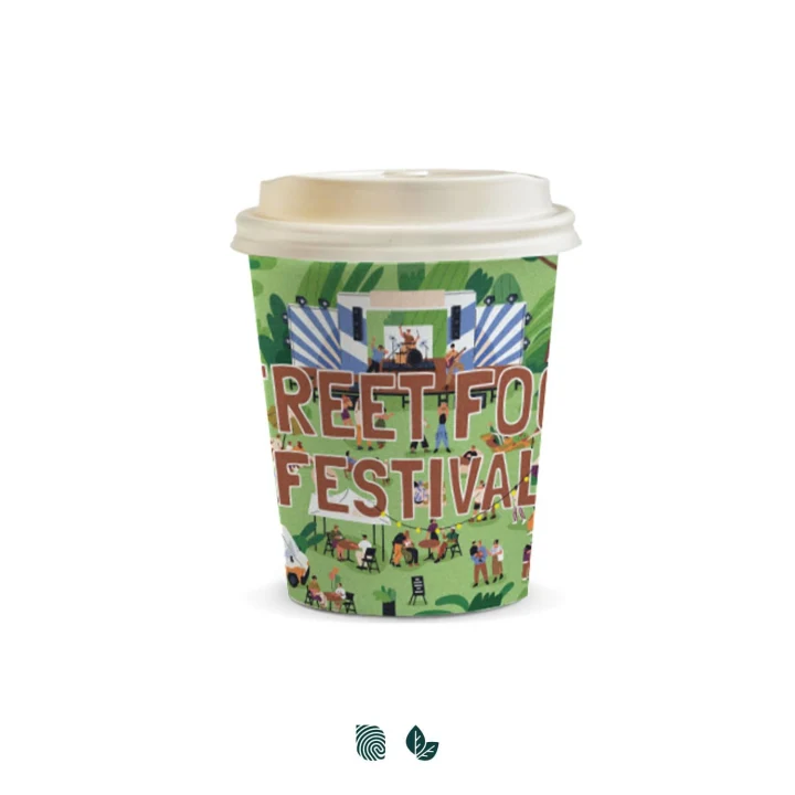 Compostable Paper Coffee Cup - 230ml - image 1