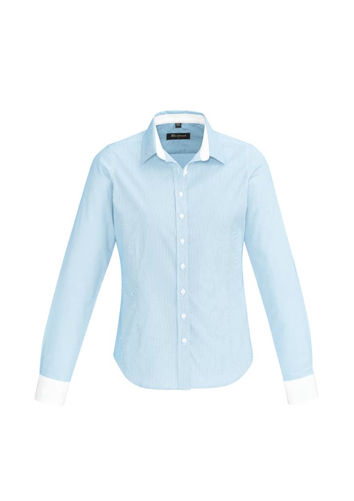 Fifth Avenue Womens Long Sleeve Shirt - 40110 Image Alaskan Blue