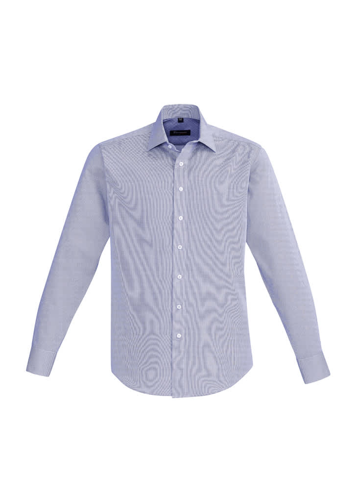 Mens Hudson Long Sleeve Shirt - 40320 Image Patriot Blue