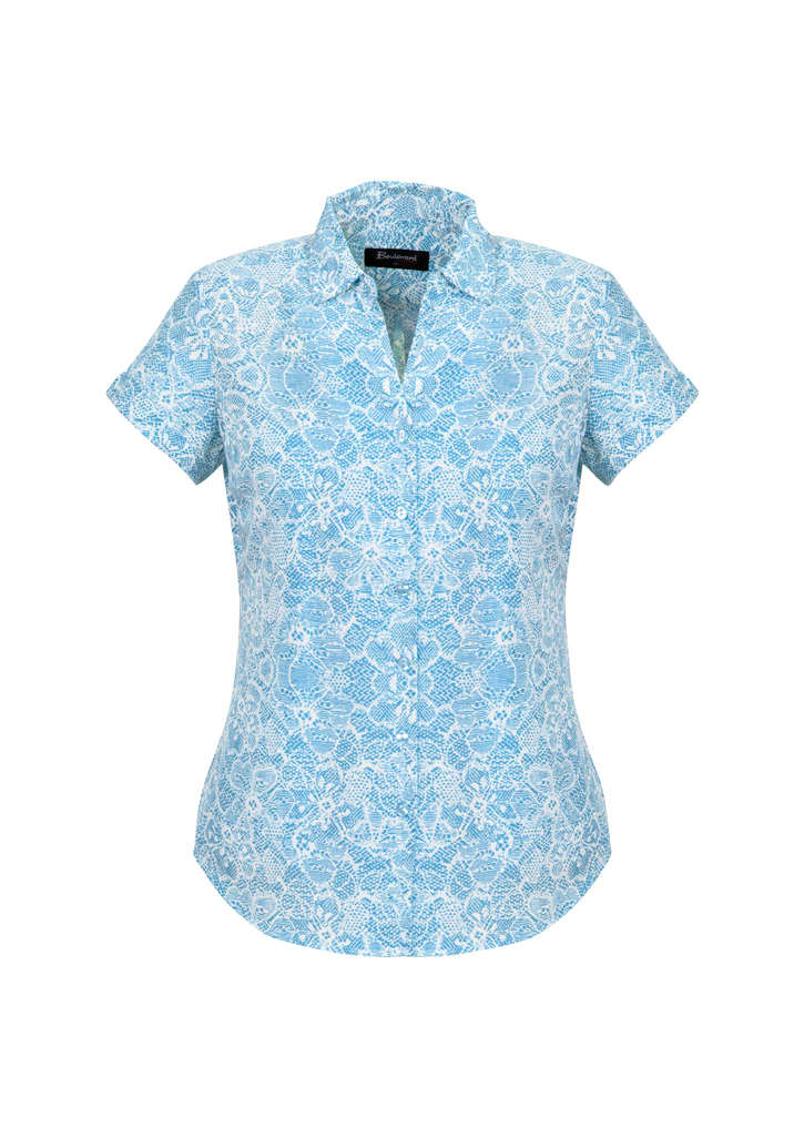 Womens Solanda Print Short Sleeve Shirt