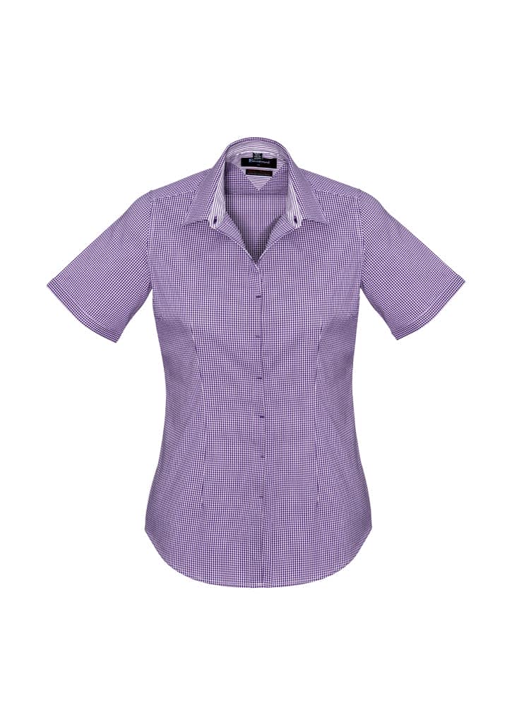 Womens Newport Short Sleeve Shirt - 42512 Image Purple Reign