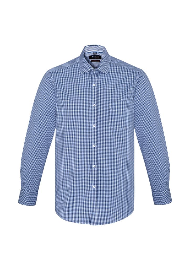 Mens Newport Long Sleeve Shirt - 42520 Image French Navy