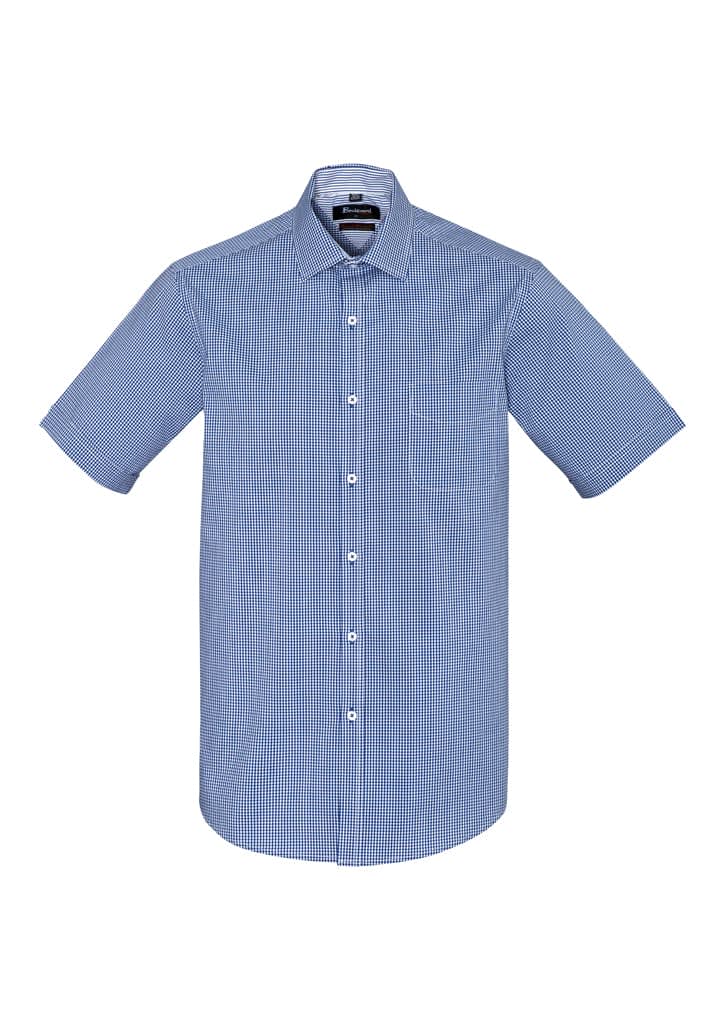 Mens Newport Short Sleeve Shirt - 42522 Image French Navy
