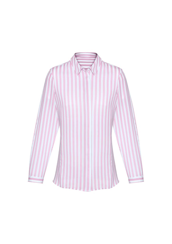 Verona Womens Long Sleeve Blouse - 43610 Image Soft Melon