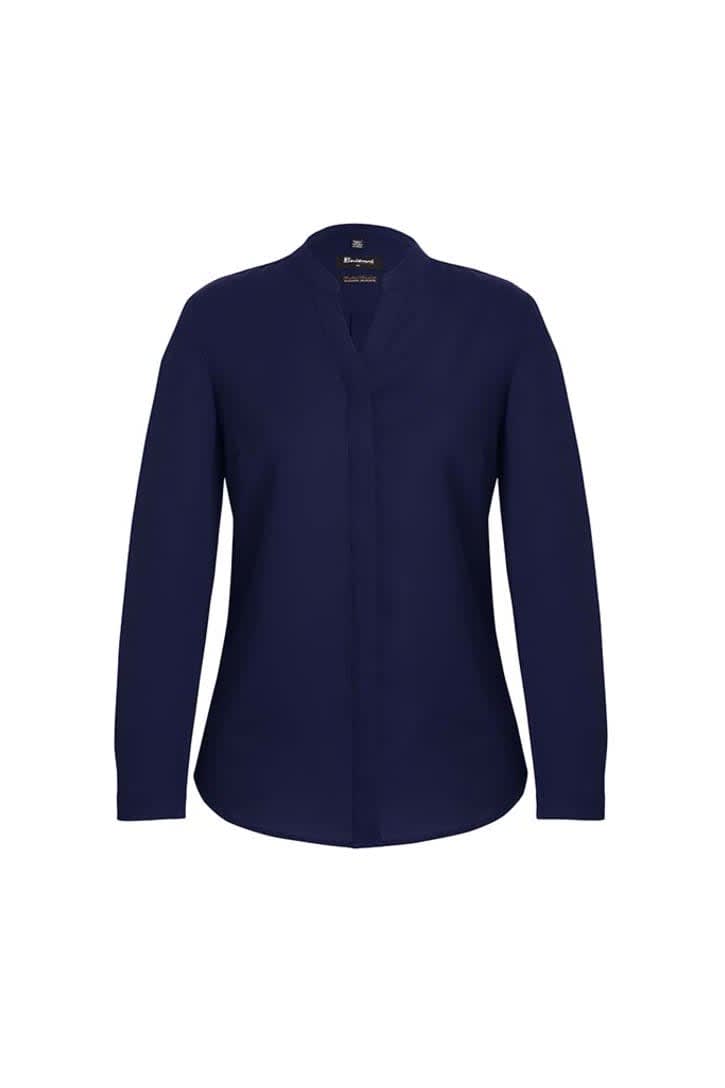 Womens Juliette Long Sleeve Blouse - 44210 Image Navy