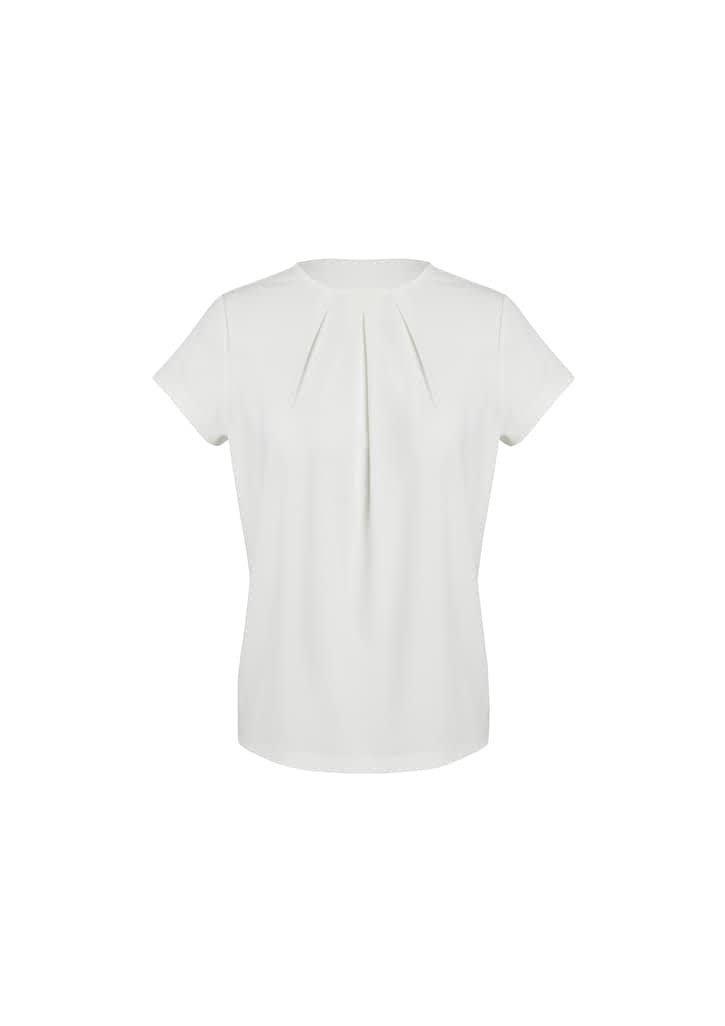 Womens Blaise Short Sleeve Top - 44412 Image Ivory