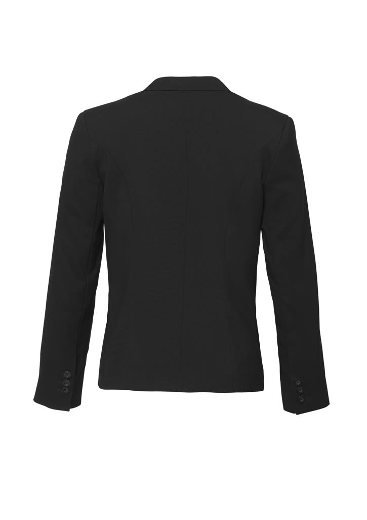 Cool Stretch Womens Short Jacket with Reverse Lapel FA-60113