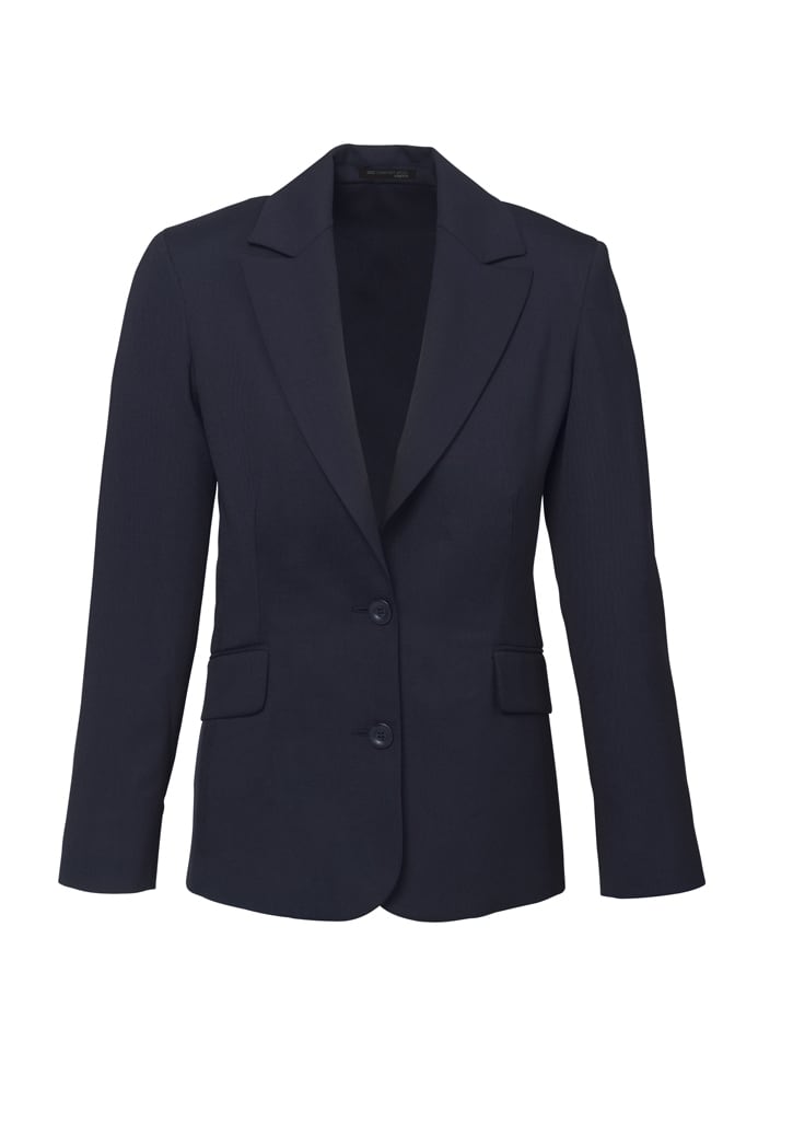 Womens Comfort Wool Stretch Longline Jacket - 64012 Image Navy