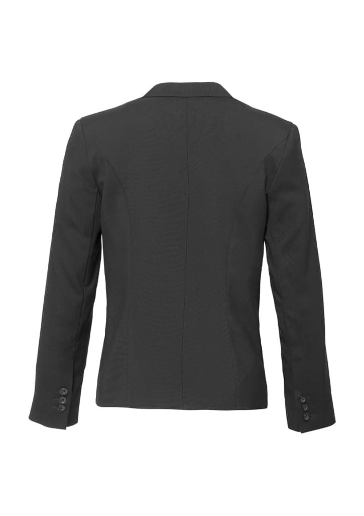 Womens Comfort Wool Stretch Short Jacket with Reverse Lapel - 64013 Image 