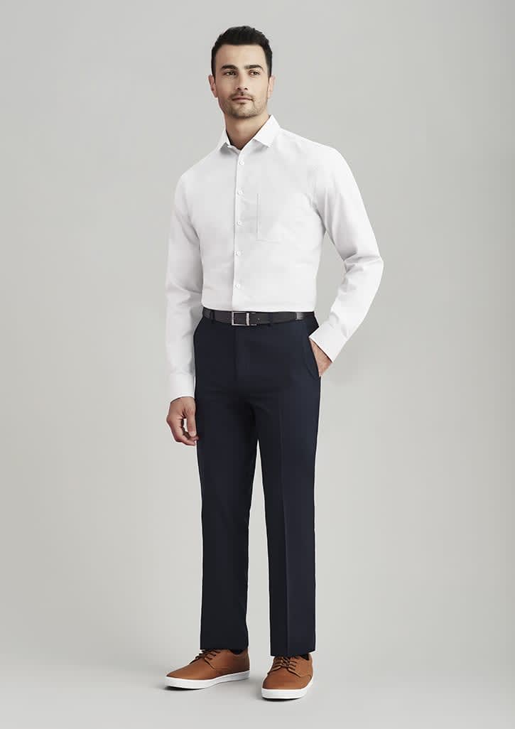 Mens Comfort Wool Stretch Slimline Pant