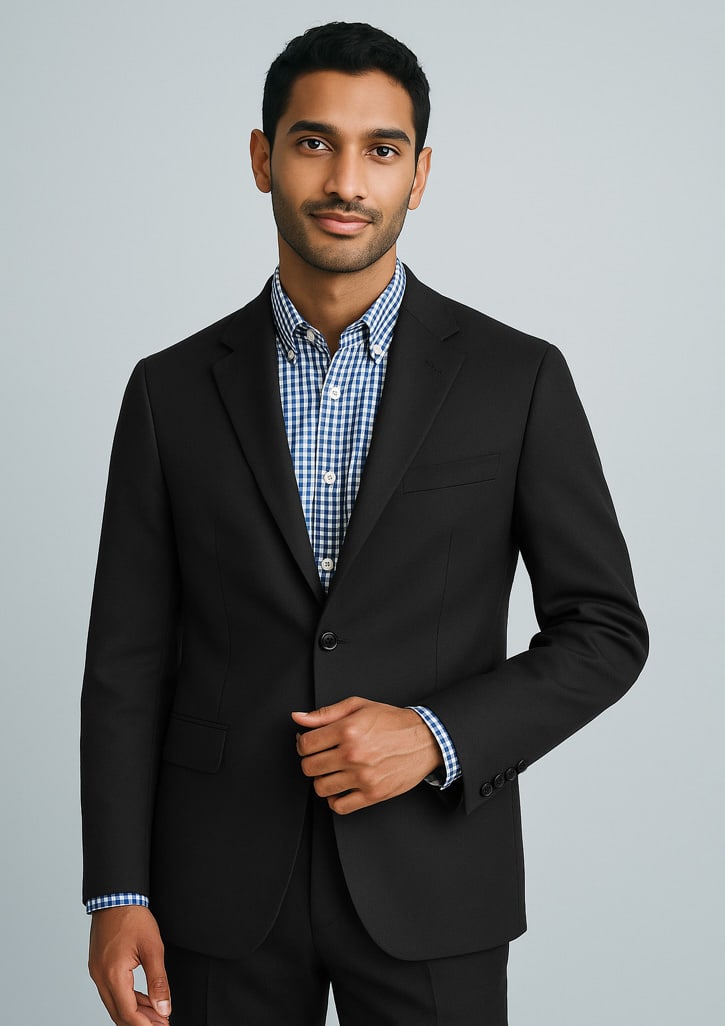 Mens Cool Stretch 2 Button Classic Jacket FA-80111