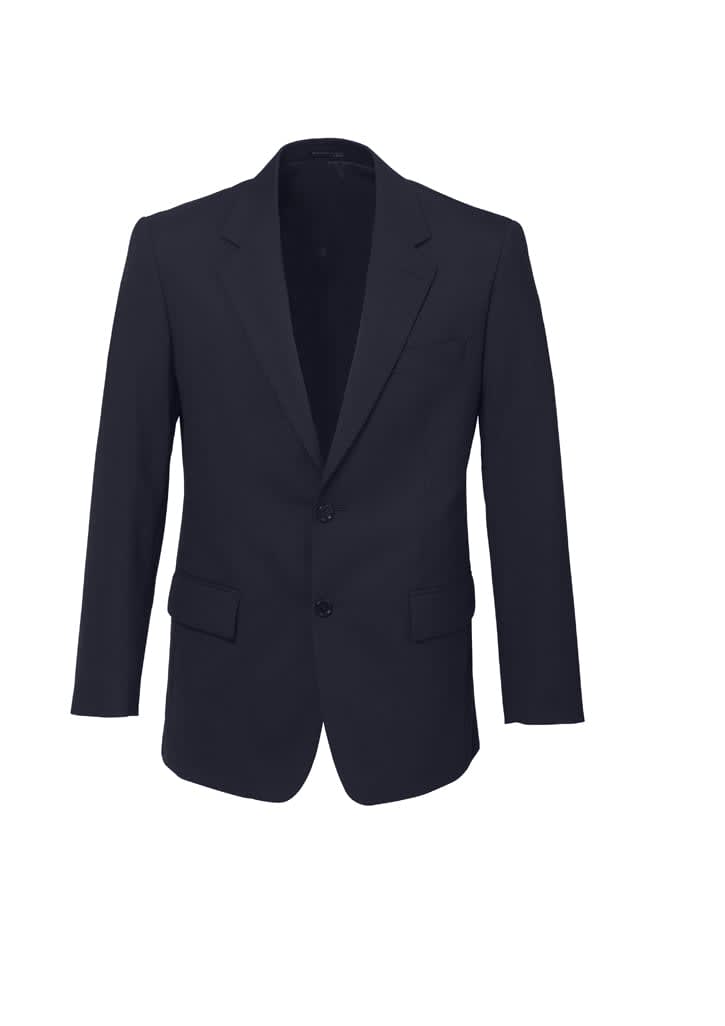 Mens Comfort Wool Stretch 2 Button Classic Jacket - 84011 Image Navy