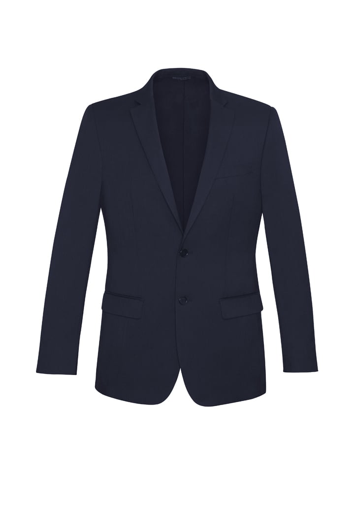 Comfort Wool Stretch Mens Slimline Jacket - 84013 Image Navy