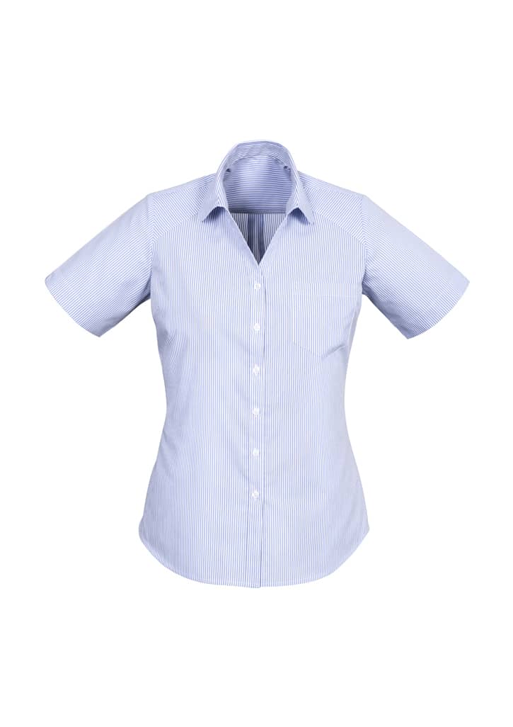 Womens Advatex Lindsey Short Sleeve Shirt - A41012 Image Blue