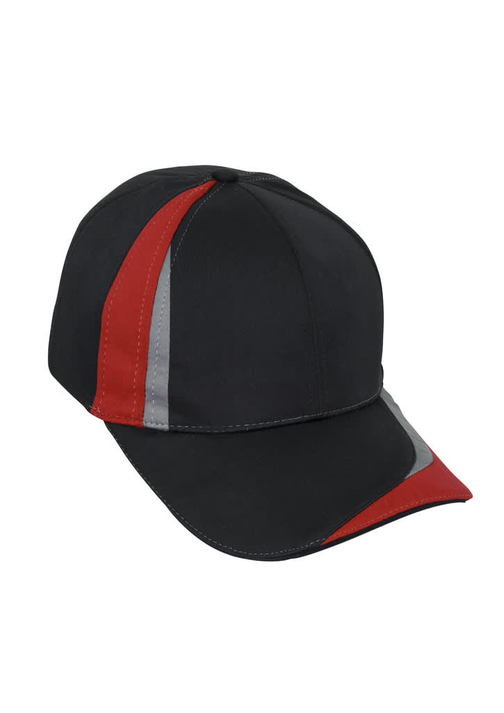 Unisex Charger Cap - C502 Image Black/Red/Grey