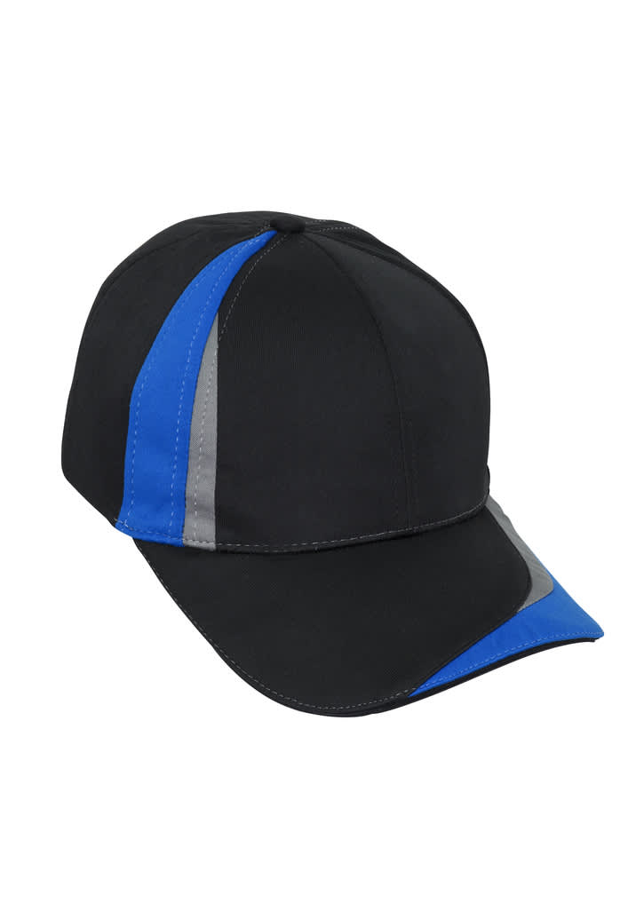 Unisex Charger Cap - C502 Image Black/Royal/Grey