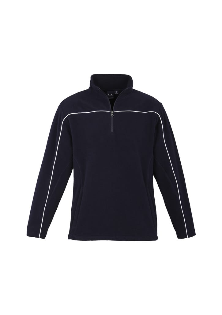 Mens Core Micro Fleece - F235ML Image Navy/White