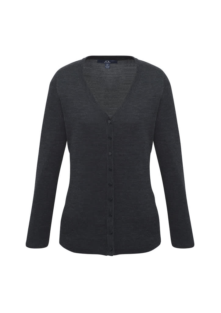 Womens Milano Cardigan - LC417L Image Charcoal