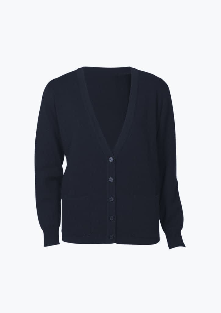 Womens Woolmix Cardigan - LC8008 Image Navy