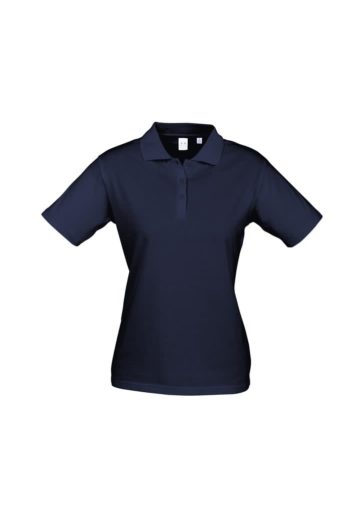 Womens Ice Short Sleeve Polo - P112LS Image Navy