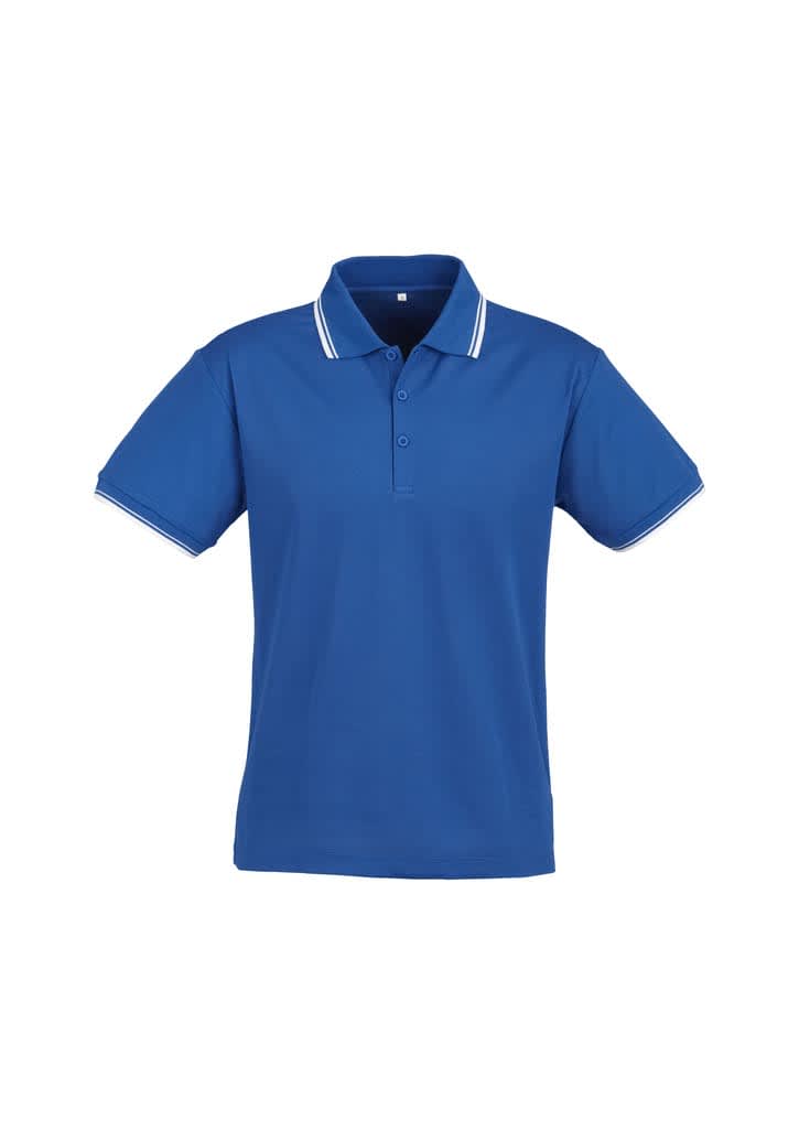Mens Cambridge Short Sleeve Polo - P227MS Image Royal/White/White