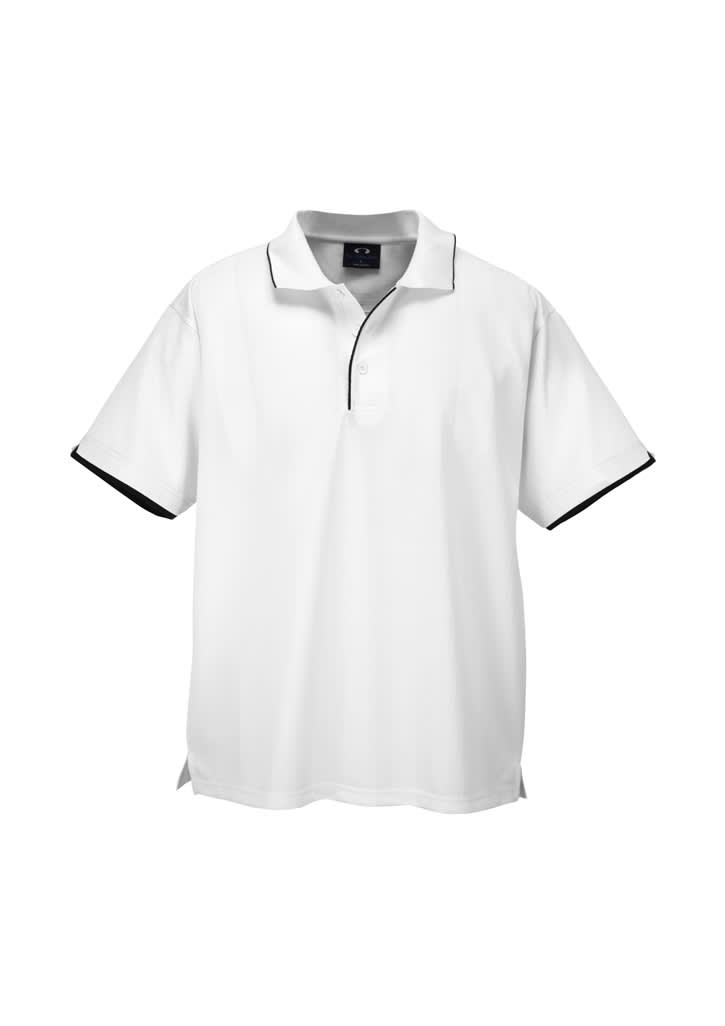 Mens Elite Polo - P3200 Image White/Black
