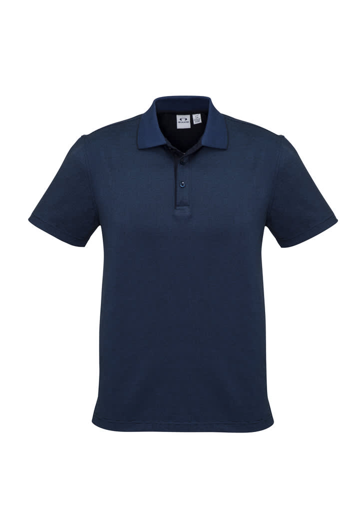 Mens Shadow Short Sleeve Polo - P501MS Image Carbon Blue
