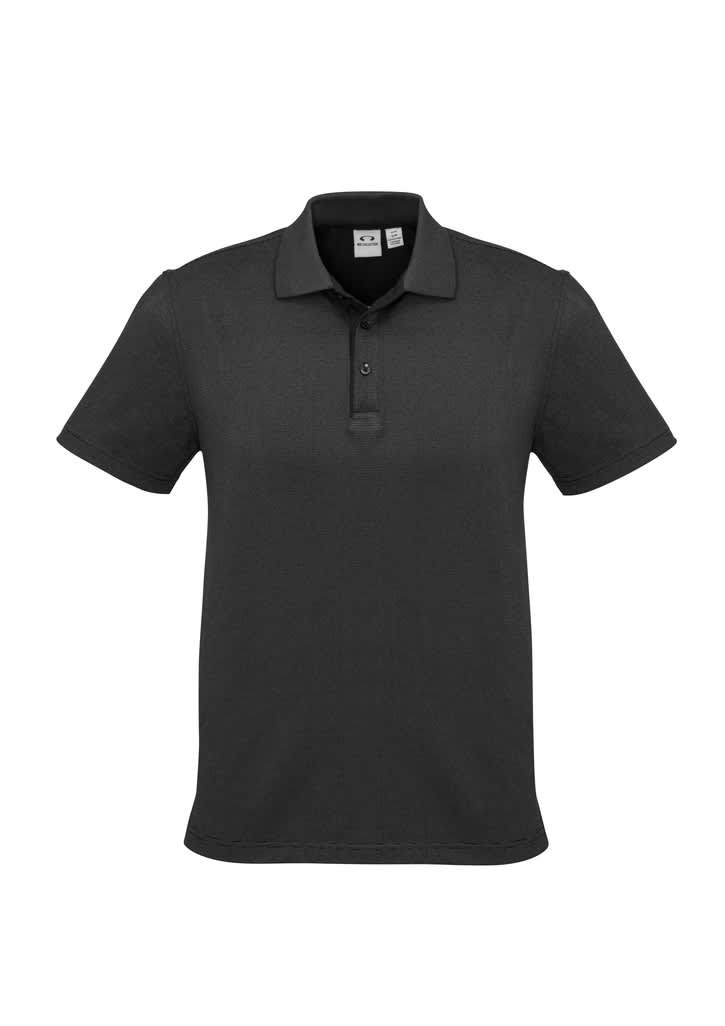 Mens Shadow Short Sleeve Polo - P501MS Image Graphite Black