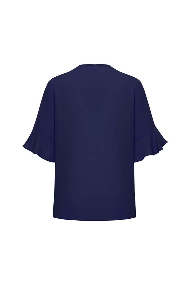 Womens Aria Fluted Sleeve Blouse - RB966LS Image