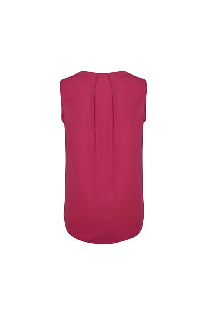 Womens Estelle Sleeveless Pleat Detail Blouse - RB973LN Image 